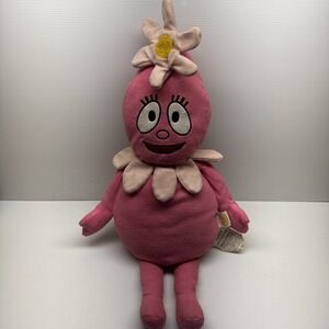 Yo Gabba Gabba Foofa Plush Cuddle Pillow Pink 2011 Stuffed Animal Toy Doll 24"